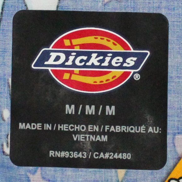 NWT Dickies Dental Theme Short Sleeve V Neck Graphic Scrub Top With Pockets - Picture 3 of 15